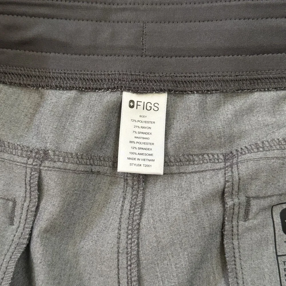 FIGS Axim Cargo Scrub Pants T2001 Graphite Gray Men’s Size 3XL
